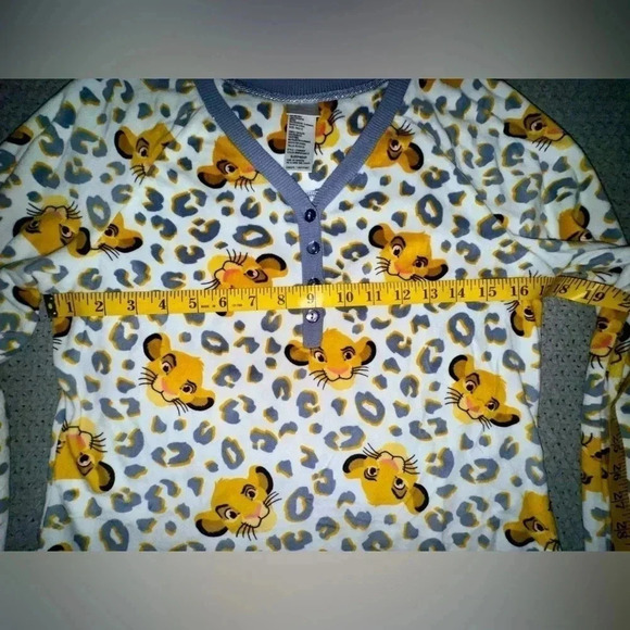 Disney The Lion King Simba Leopard Print Size XS Soft EUC - Picture 5 of 11